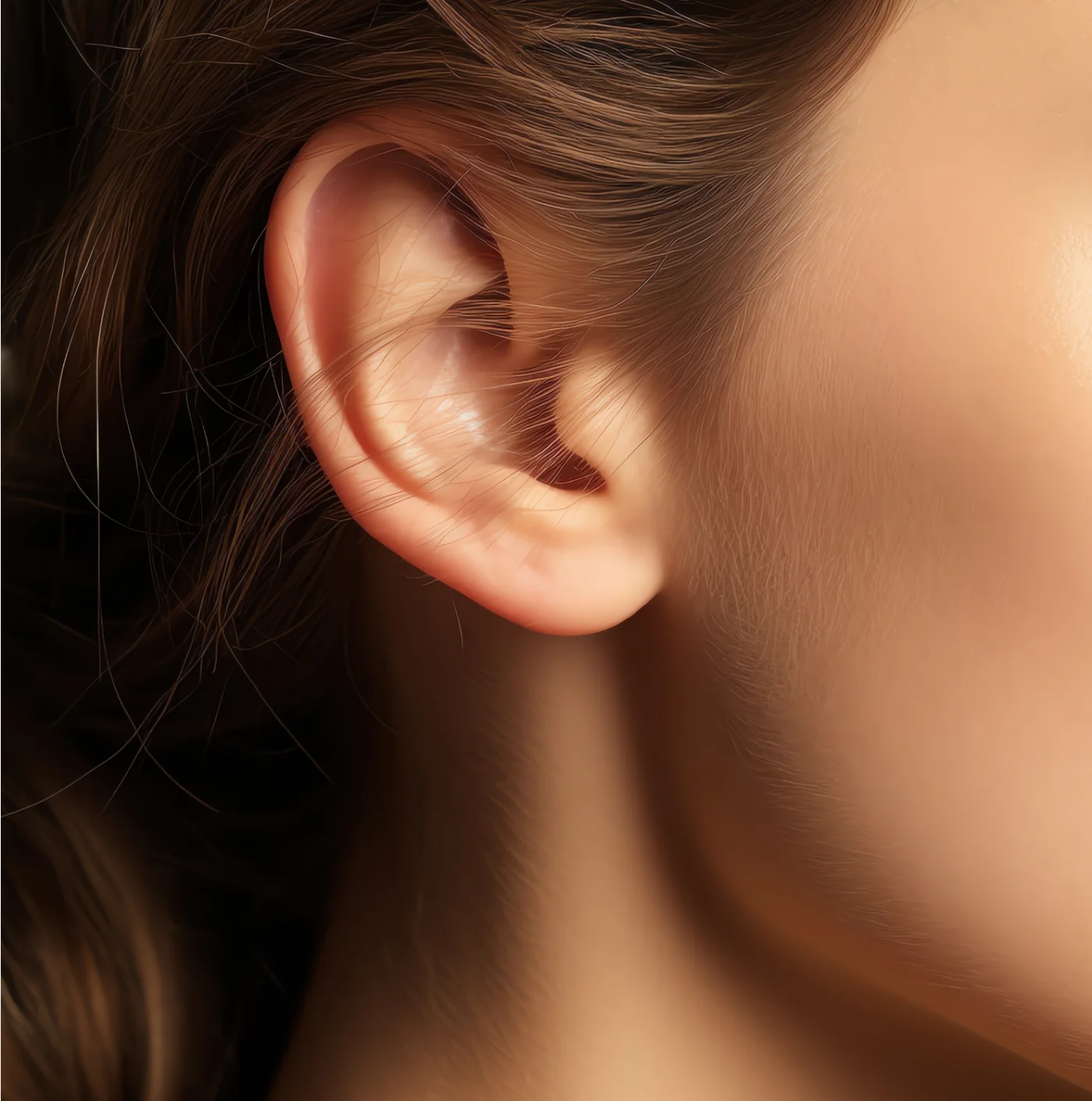 womans ear