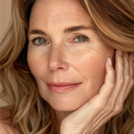 beautiful elegant mature woman