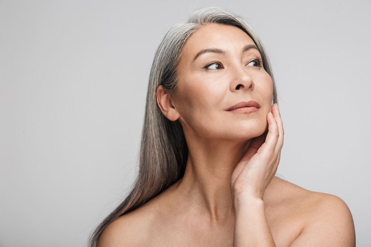 beautiful elegant mature woman