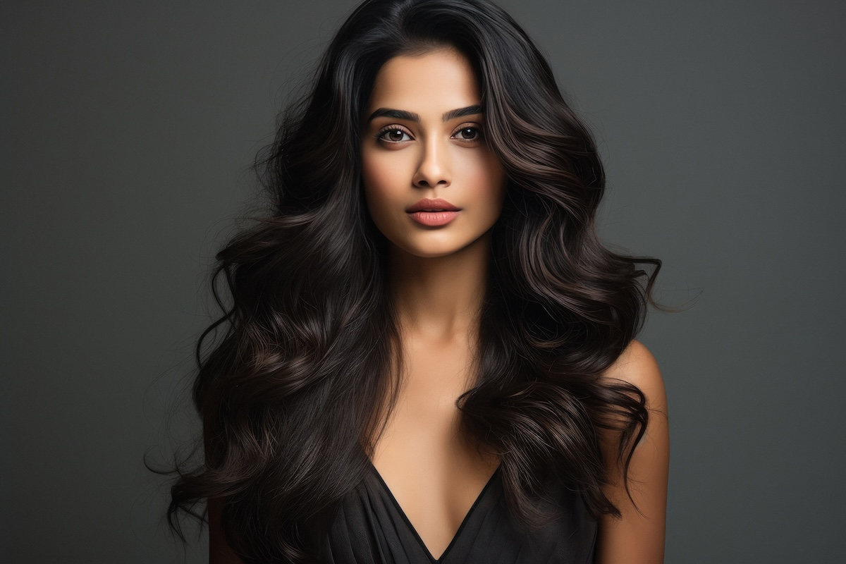 beautiful elegant young woman