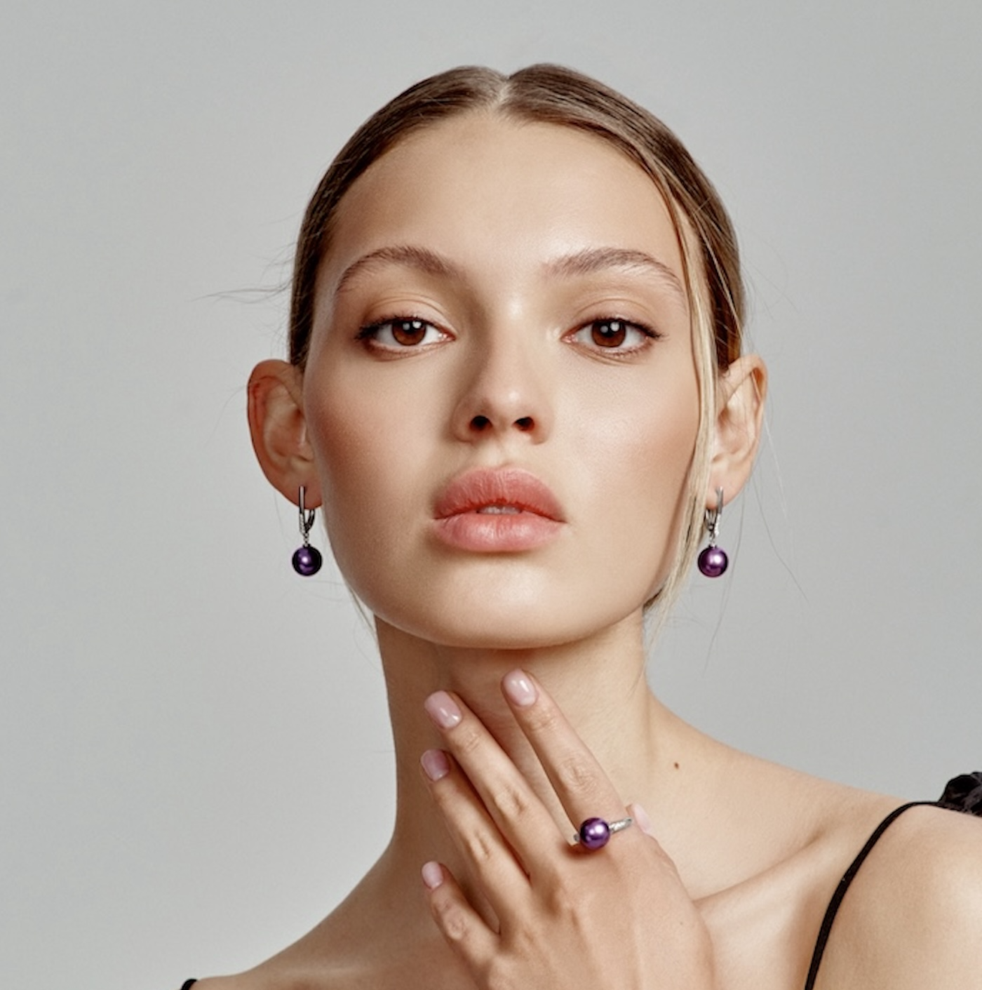 beautiful elegant young woman