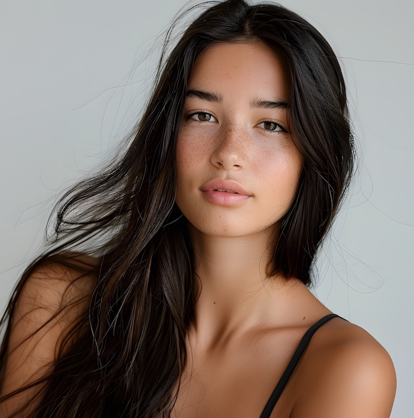 beautiful natural young woman