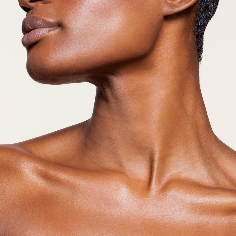 womans neck